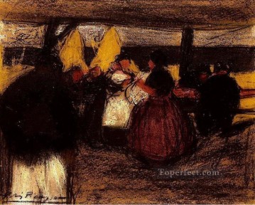 Lunch outside 1900 Pablo Picasso Oil Paintings